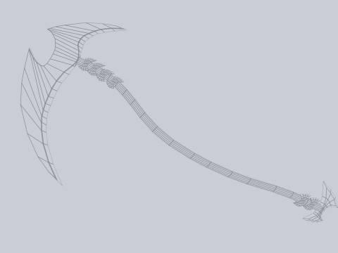 Reaper scythe 3D Model
