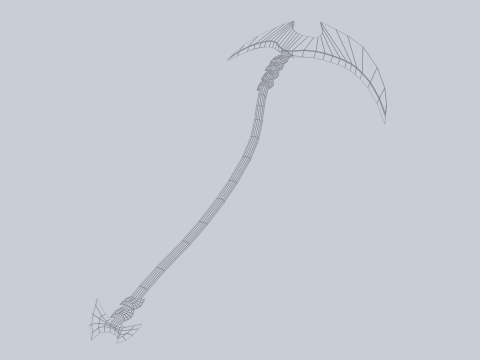 Reaper scythe 3D Model