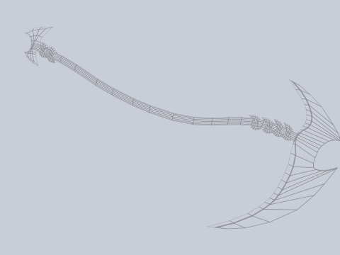 Reaper scythe 3D Model