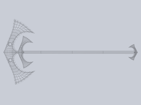 Reaper scythe 3D Model