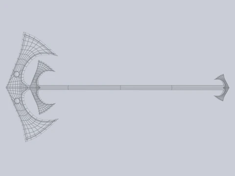 Reaper scythe 3D Model