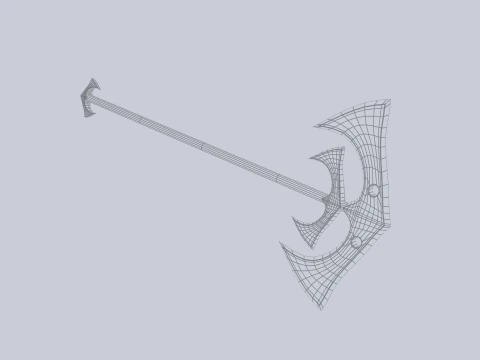 Reaper scythe 3D Model
