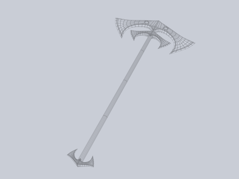 Reaper scythe 3D Model