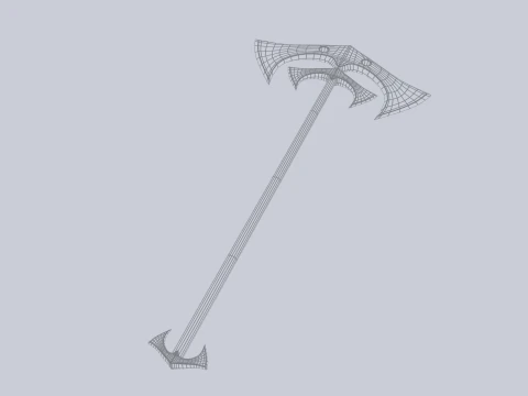 Reaper scythe 3D Model