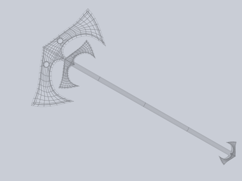 Reaper scythe 3D Model