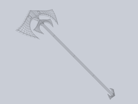 Reaper scythe 3D Model