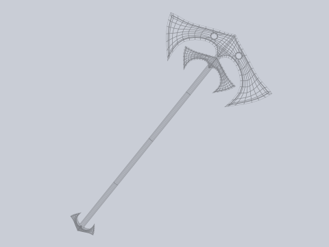Reaper scythe 3D Model