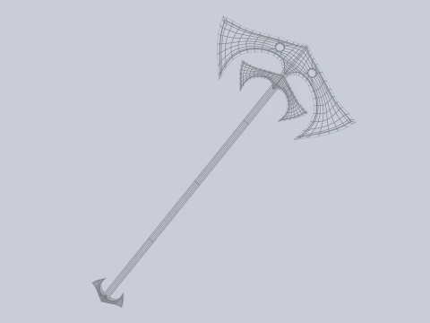 Reaper scythe 3D Model