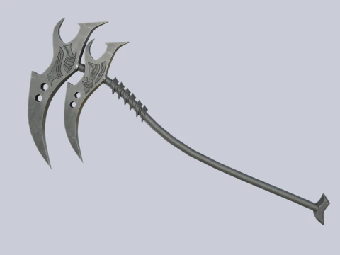 Reaper scythe collection 3D Model