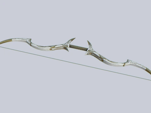 Fantasy bow 3D Model