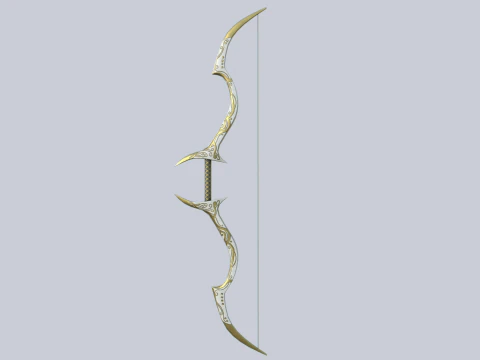 Fantasy bow 3D Model