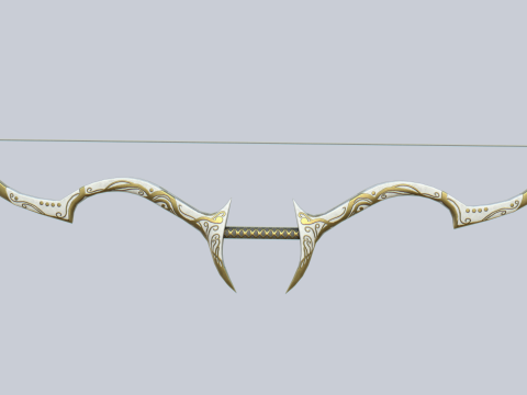 Fantasy bow 3Dモデル