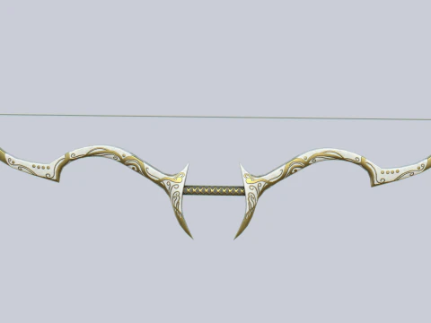 Fantasy bow 3D Model