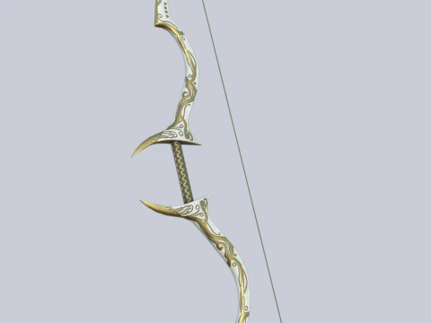 Fantasy bow 3D Model