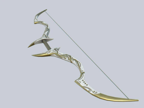 Fantasy bow 3D Model