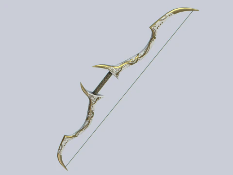 Fantasy bow 3D Model