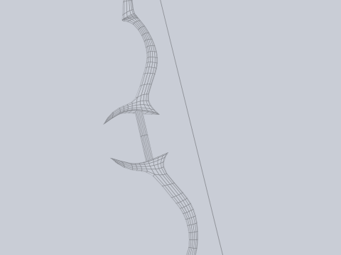 Fantasy bow 3Dモデル