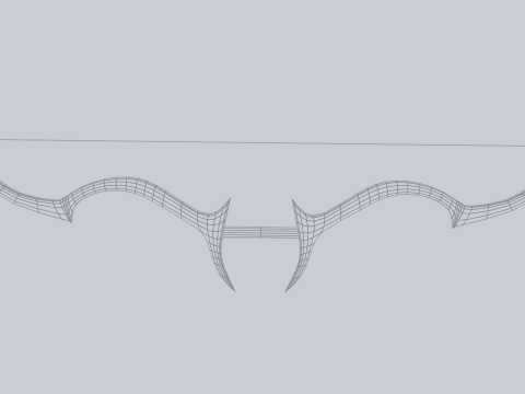 Fantasy bow 3Dモデル