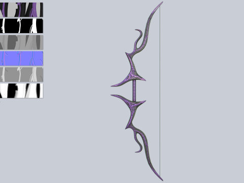 Fantasy bow 3Dモデル