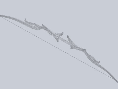 Fantasy bow 3Dモデル
