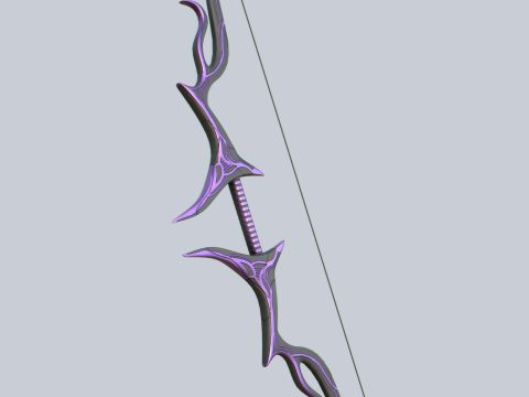 Fantasy bow 3Dモデル