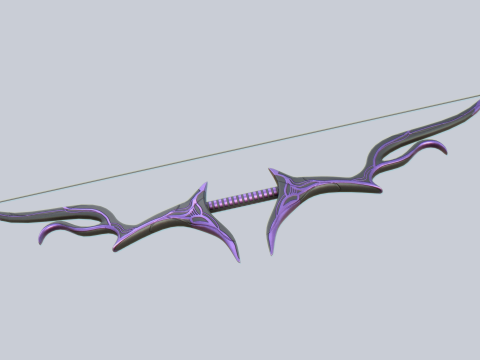 Fantasy bow 3Dモデル