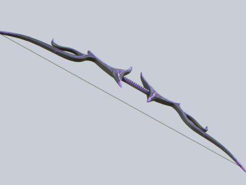 Fantasy bow 3Dモデル