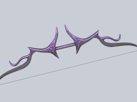 Fantasy bow 3Dモデル