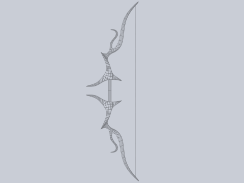Fantasy bow 3Dモデル