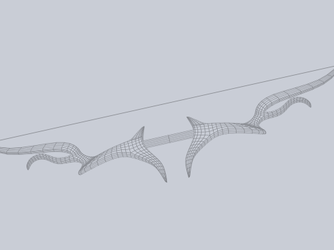 Fantasy bow 3Dモデル