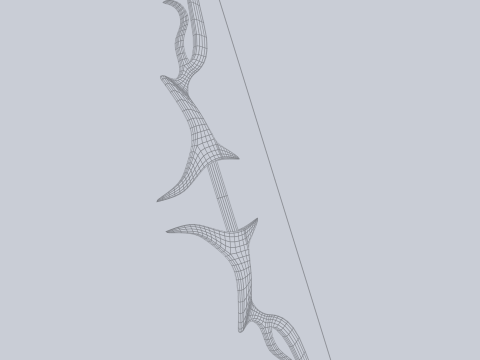 Fantasy bow 3Dモデル