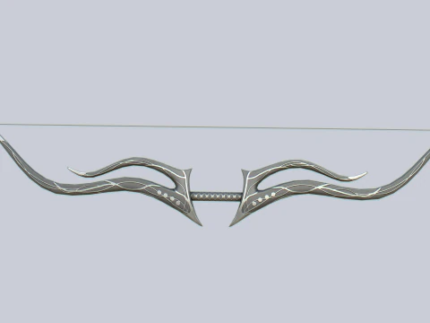 Fantasy bow 3D Model