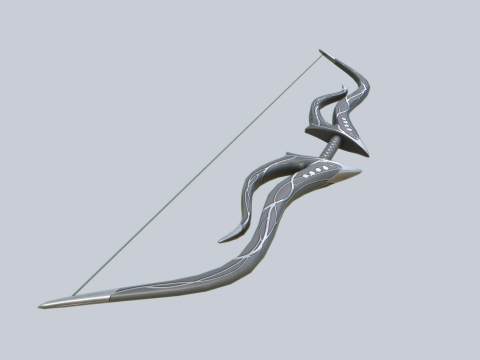 Fantasy bow 3D Модель