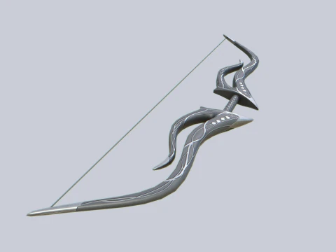 Fantasy bow 3D Model