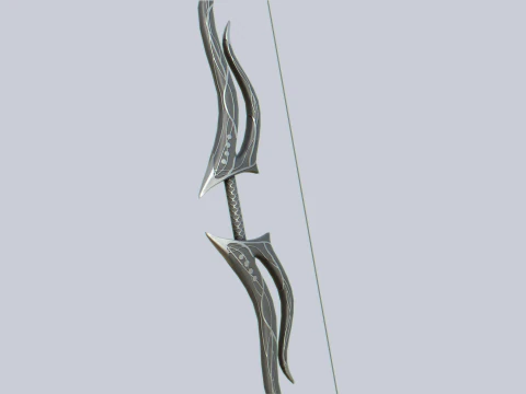 Fantasy bow 3D Model