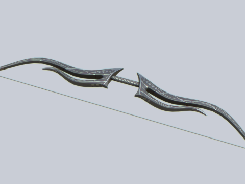 Fantasy bow 3D Модель