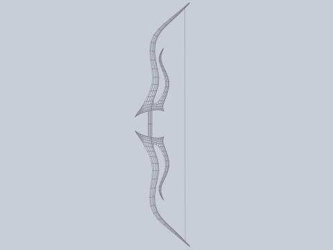Fantasy bow 3D Модель