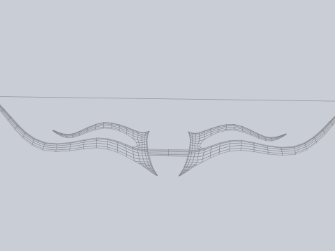 Fantasy bow 3D Модель