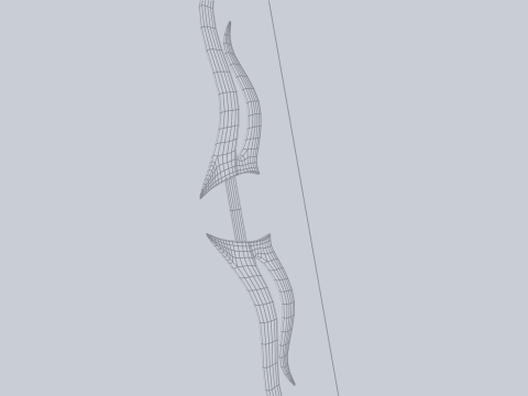 Fantasy bow 3D Модель