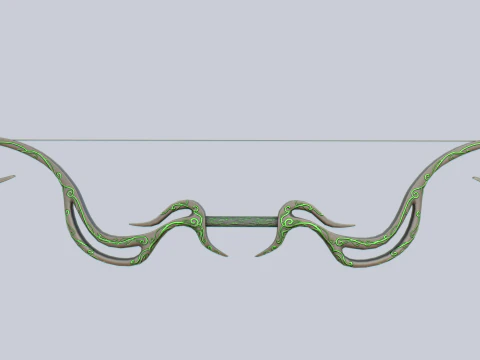 Fantasy bow 3D Model