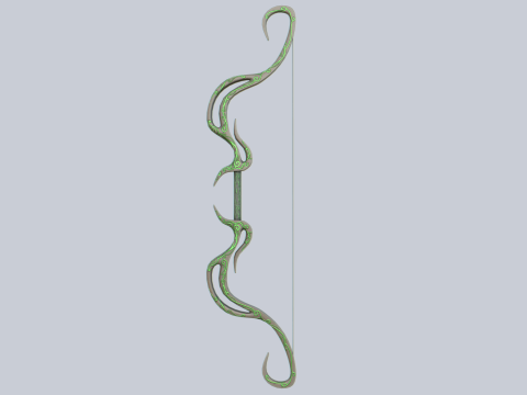 Fantasy bow Model 3D