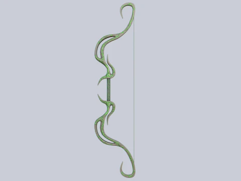 Fantasy bow 3D Model