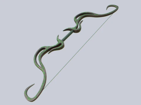 Fantasy bow 3D Model