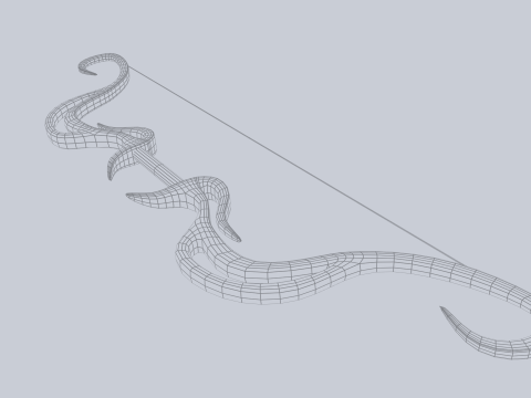 Fantasy bow Model 3D