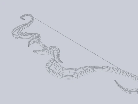 Fantasy bow 3D Model