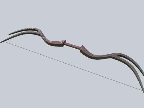 Fantasy bow 3D Модель