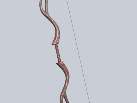 Fantasy bow 3D Модель