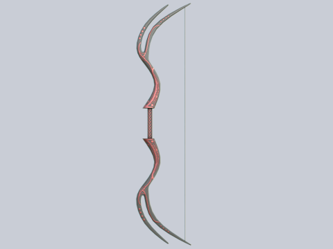 Fantasy bow 3D Модель