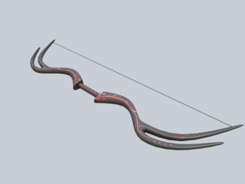 Fantasy bow 3D Модель