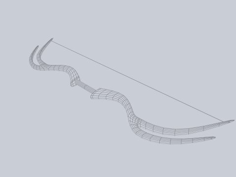 Fantasy bow 3D Модель